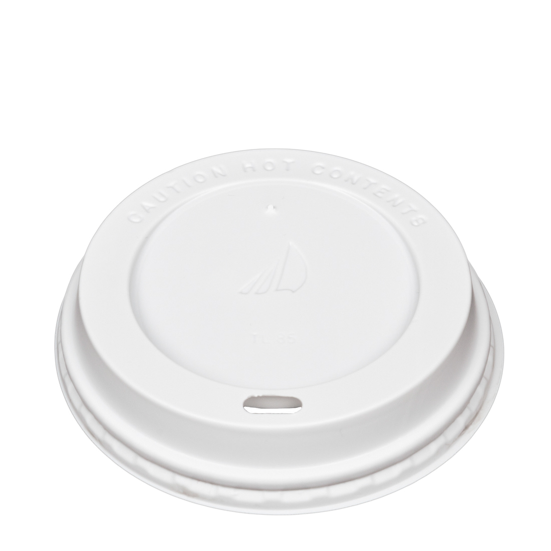 236080 Deckel für Heißgetränkebecher weiß Ø80mm