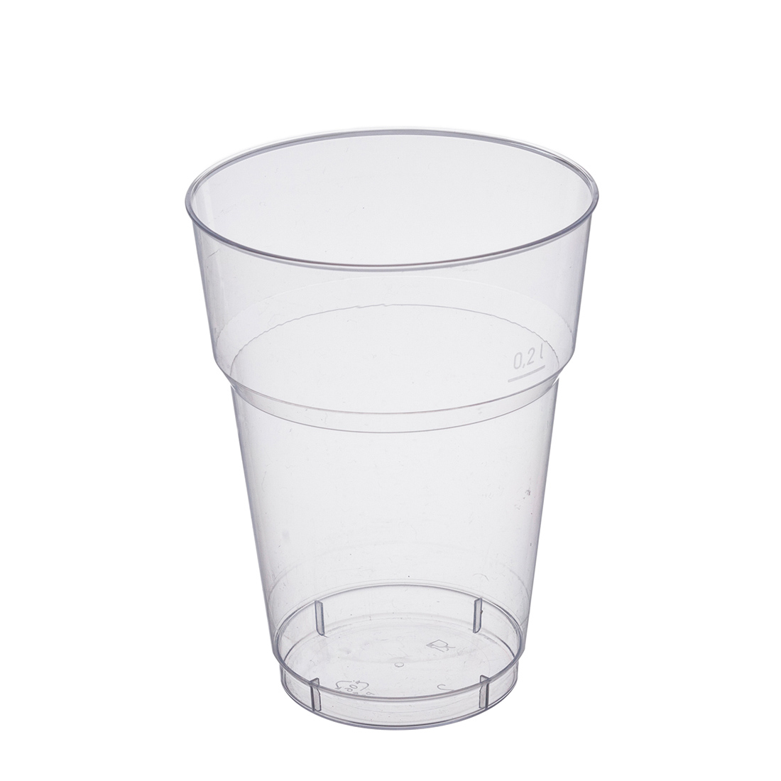 Trinkglas Multicup PS glasklar 200ml
