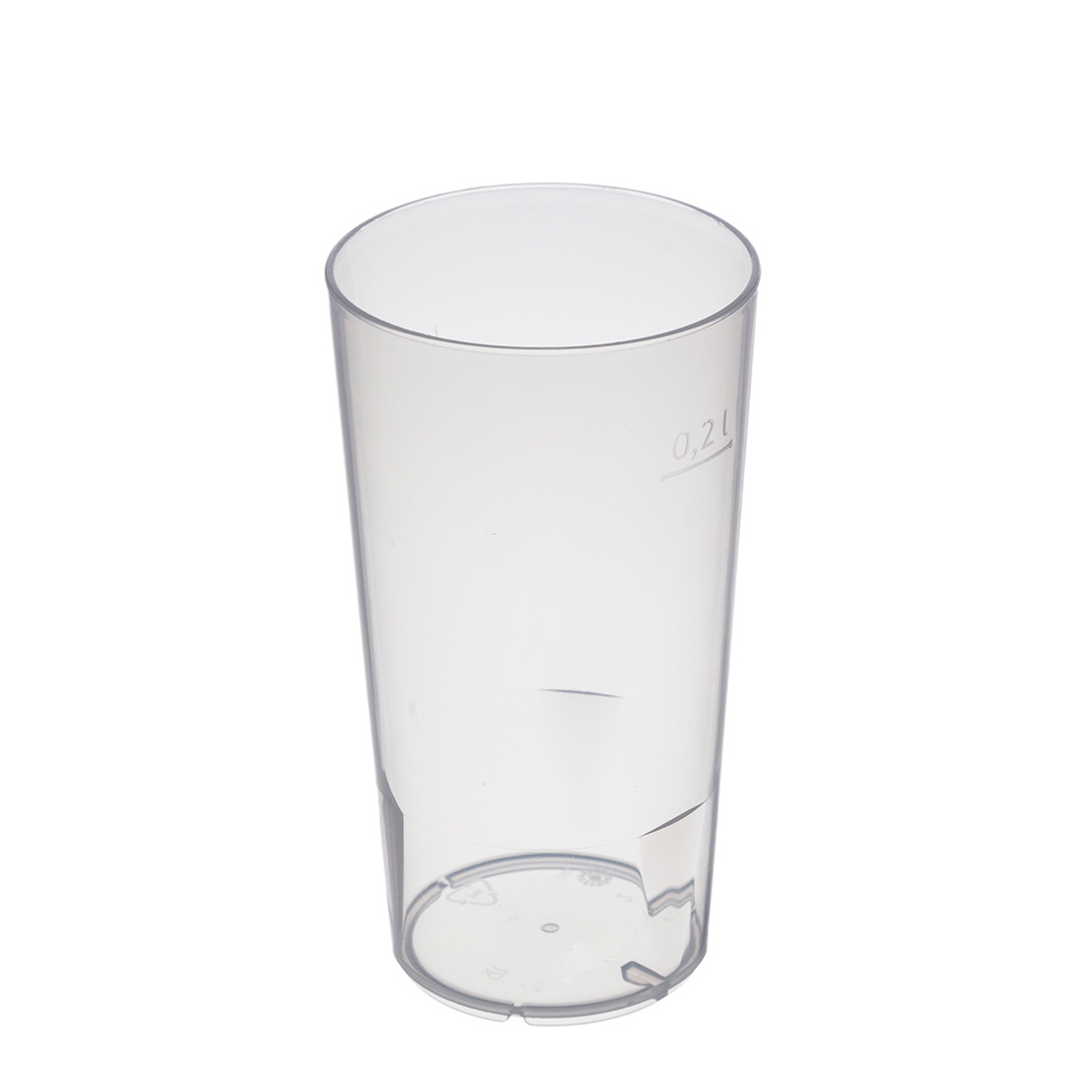 Mehrwegbecher PP transparent 200ml