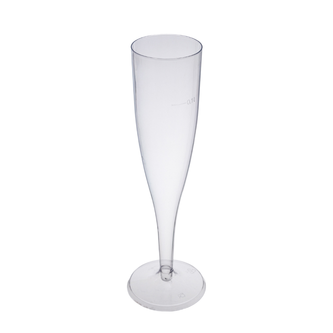 Champagnerglas PS glasklar 1-teilig 100ml