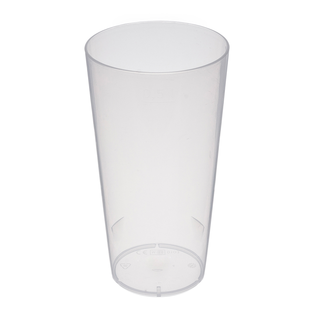 Mehrwegbecher PP transparent 500ml