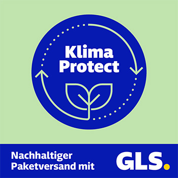 Nachhaltiger Paketversand mit GLS Klima Protect.