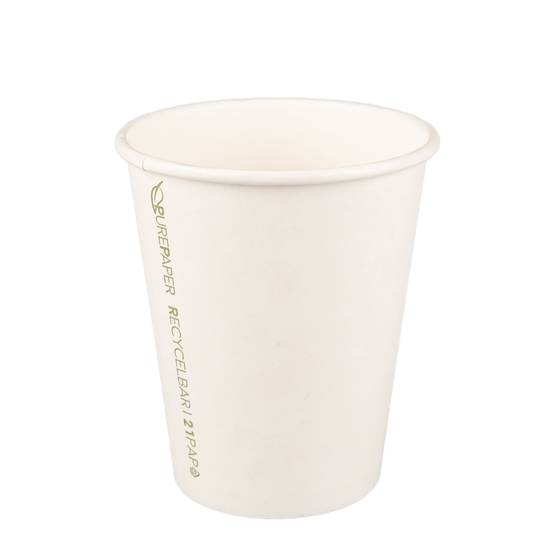 PUREPAPER Papierbecher weiß 200ml recycelbar