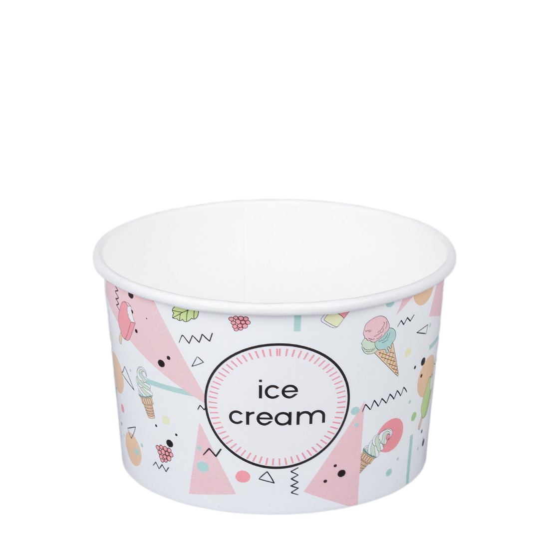 Eisbecher Pappe Ice Cream 245ml