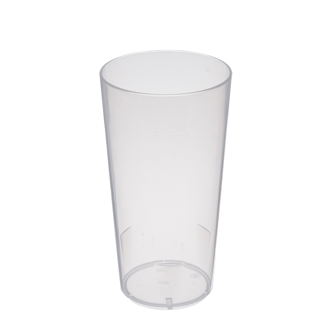 Mehrwegbecher PP transparent 250ml